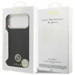 Guess Grained Strass Logo MagSafe iPhone 17 Pro Max tok, fekete
