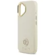 Guess Grained Strass Logo MagSafe iPhone 17 tok, bézs