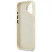 Guess Grained Strass Logo MagSafe iPhone 17 tok, bézs