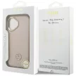 Guess Grained Strass Logo MagSafe iPhone 17 tok, rózsaszín