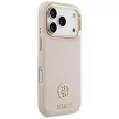 Guess Grained Strass Logo MagSafe iPhone 17 Pro tok, rózsaszín