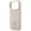 Guess Grained Strass Logo MagSafe iPhone 17 Pro tok, rózsaszín