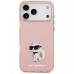 Karl Lagerfeld IML Aquarelle Choupette & Logo MagSafe iPhone 17 Pro Max tok, rózsaszín