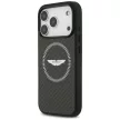 Aston Martin HC Kevlar Counter Design MagSafe iPhone 17 Pro tok, fekete