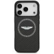 Aston Martin HC Kevlar Counter Design MagSafe iPhone 17 Pro tok, fekete