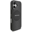 AMG Double Layer tok, átlátszó Graphics MagSafe iPhone 17 tok, fekete