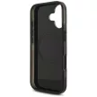 AMG Double Layer tok, átlátszó Graphics MagSafe iPhone 17 tok, fekete