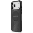 AMG Double Layer tok, átlátszó Graphics MagSafe iPhone 17 Pro Max tok, fekete
