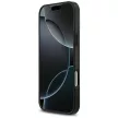 AMG Double Layer tok, átlátszó Graphics MagSafe iPhone 17 Pro Max tok, fekete