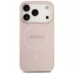Guess Saffiano Classic Logo MagSafe iPhone 17 Pro tok, rózsaszín