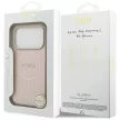 Guess Saffiano Classic Logo MagSafe iPhone 17 Pro tok, rózsaszín