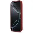 Guess Silicone Script Metal Logo MagSafe iPhone 17 Pro tok, magenta