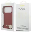 Guess Silicone Script Metal Logo MagSafe iPhone 17 Pro tok, magenta
