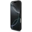 AMG Leather Debossed Lines Logo Case iPhone 17 Pro tok, fekete
