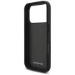 AMG Leather Debossed Lines Logo Case iPhone 17 Pro tok, fekete
