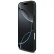 AMG Leather Debossed Lines Logo Case iPhone 17 Pro Max tok, fekete