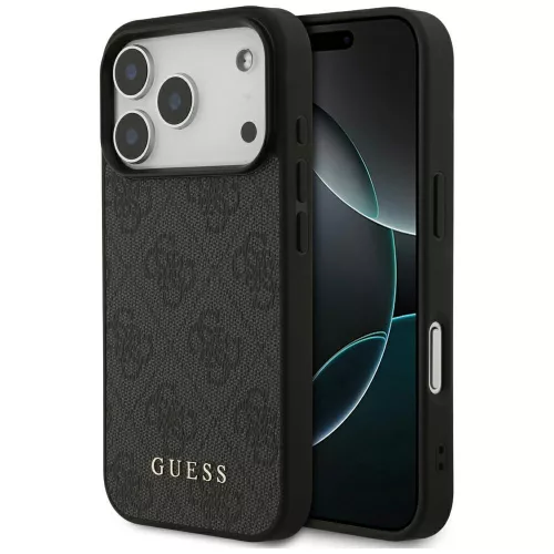 GUESS case IPHONE 17 Pro GUHCP17LG4GFGR (PU 4G Classic) tok, fekete
