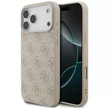   GUESS case IPHONE 17 Pro Max GUHCP17XG4GFPI (PU 4G Classic) tok, rózsaszín