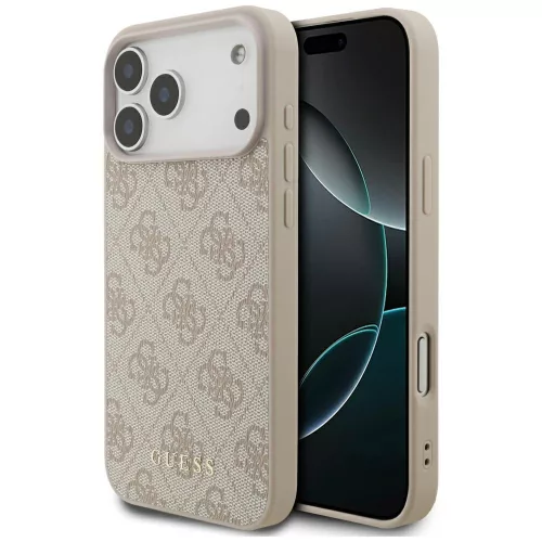 GUESS case IPHONE 17 Pro Max GUHCP17XG4GFPI (PU 4G Classic) tok, rózsaszín