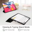 ESR Yippee Series iPad Pro 11 (2018) oldalra nyíló okos tok, fekete