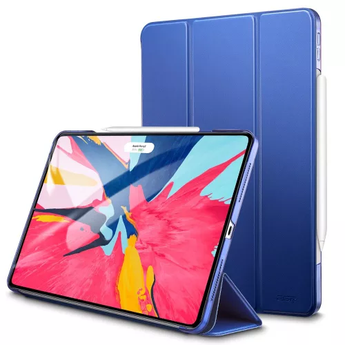 ESR Yippee Series iPad Pro 11 (2018) oldalra nyíló okos tok, sötétkék