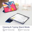 ESR Yippee Series iPad Pro 11 (2018) oldalra nyíló okos tok, sötétkék