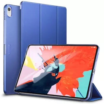  ESR Yippee Series iPad Pro 12.9 (2018) oldalra nyíló okos tok, sötétkék