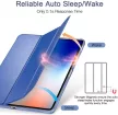ESR Yippee Series iPad Pro 12.9 (2018) oldalra nyíló okos tok, sötétkék