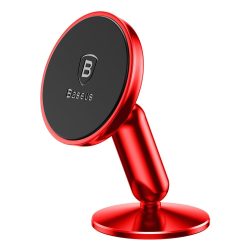   Baseus Bullet An On-board Magnetic Bracket univerzális mágneses autós telefontartó műszerfalra, piros