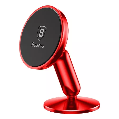 Baseus Bullet An On-board Magnetic Bracket univerzális mágneses autós telefontartó műszerfalra, piros