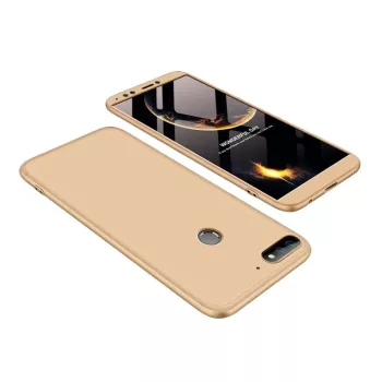   Full Body Case 360 Huawei Y7 Prime (2018) hátlap, tok, arany