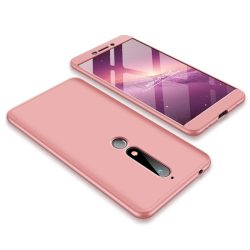 Full Body Case 360 Nokia 6.1 hátlap, tok, rozé arany