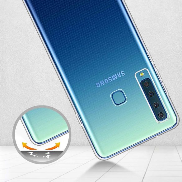 Samsung Galaxy A9 (2018) Ultra Clear Gel 0.5mm szilikon hátlap, tok, átlátszó