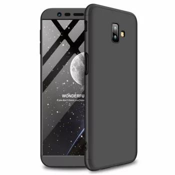   Full Body Case 360 Samsung Galaxy J6 Plus (2018) hátlap, tok, fekete