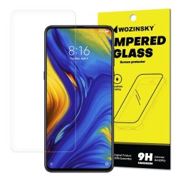   Wozinsky Xiaomi Mi Mix 3 kijelzővédő edzett üvegfólia (tempered glass) 9H keménységű (nem teljes kijelzős 2D sík üvegfólia), átlátszó