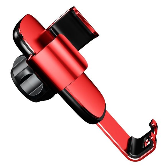 Baseus Metal Age Gravity Car univerzális autós telefontartó, szellőzőrácsra, piros 