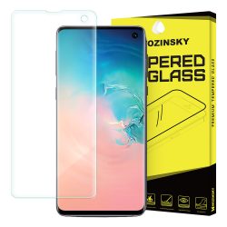   Wozinsky Samsung Galaxy S10 kijelzővédő edzett üvegfólia (tempered glass) 9H keménységű (nem teljes kijelzős 2D sík üvegfólia), átlátszó