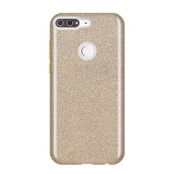   Wozinsky Glitter Case Shining Cover Huawei Y7 Prime (2018) hátlap, tok, arany