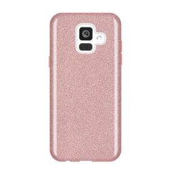   Wozinsky Glitter Case Shining Cover Samsung Galaxy A6 (2018) hátlap, tok, rózsaszín