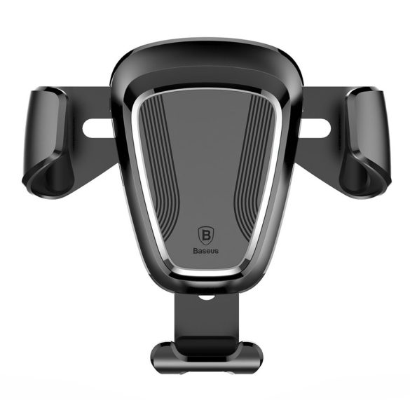 Baseus Gravity Car Mount Air Vent univerzális autós telefon tartó, 4-6 colos eszközökre, fekete