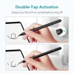 ESR Digital+ Magnetic Stylus iPad érintőceruza dőlésérzékelővel (iPad 2018-), fehér