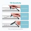 ESR Digital+ Magnetic Stylus iPad érintőceruza dőlésérzékelővel (iPad 2018-), fehér