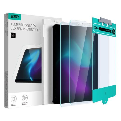 ESR edzett üvegfólia 2 CSOMAG IPAD AIR 10.9 4/5/2020-2022/PRO 11 2/3/4/2020-2022, átlátszó
