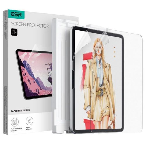 ESR Paper Feel iPad Air 6 11” (2024) papírhatású matt fólia, 2db, átlátszó