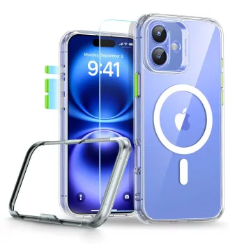   ESR CLASSIC PRO SET HALOLOCK MAGSAFE IPHONE 16 tok, átlátszó