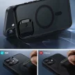 ESR CLASSIC HYBRID HALOLOCK MAGSAFE & tempered glass IPHONE 16 FROSTED tok, fekete