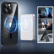 ESR Classic Hybrid Halolock MagSafe Case + tempered glass iPhone 16 Pro Max, átlátszó fekete kerettel
