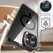 ESR CLASSIC HYBRID KICKSTAND HALOLOCK MAGSAFE & tempered glass IPHONE 16 CLEAR/tok, fekete