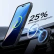 ESR Classic Hybrid Kickstand Halolock MagSafe Case with Stand + tempered glass iPhone 16 Pro Max, átlátszó fekete kerettel