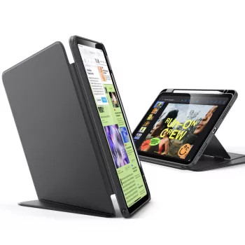   ESR FLIP HYBRID IPAD AIR 10.9” 4 / 5 / 2020-2022 / 11” 6 / 7 / 2024-2025 tok, fekete